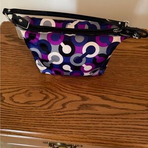 Stylish Purple and Black Women's Bag